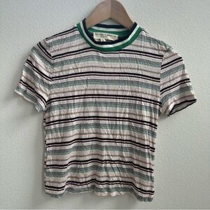 Project Social T Urban Outfitters striped crop top